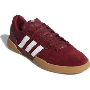 Adidas City Cup Burgundy Suede Gum Sole Skate Shoes Mens Low Top Sneakers Size 9